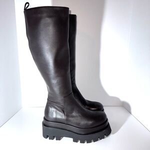 Paloma Barcelo Davet Zip Up Tall Platform Boots